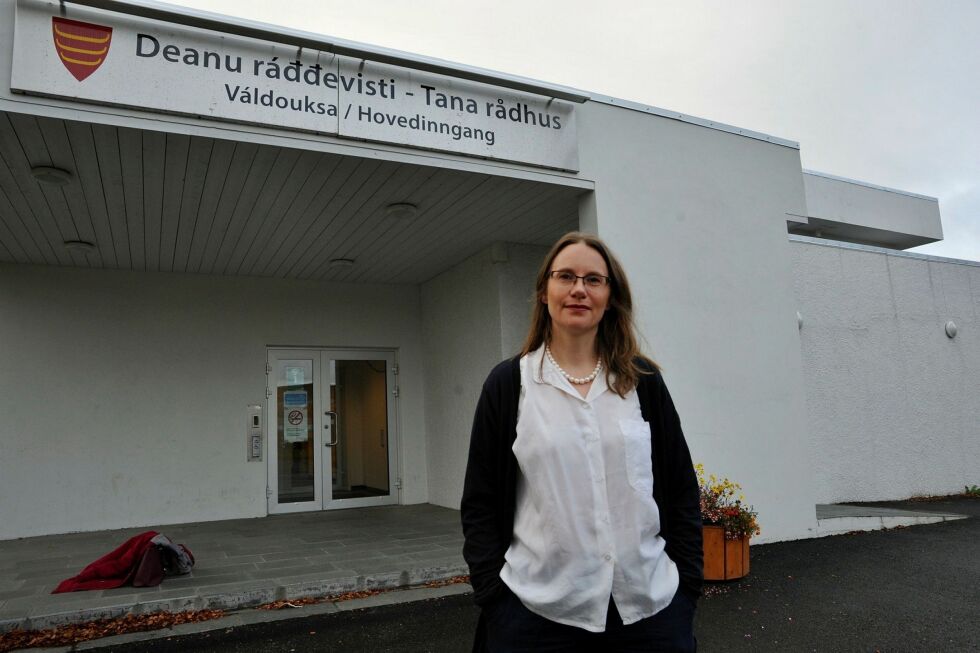 Ragnhild Rajala Lautz  i Folkeaksjonen Leve Laksefjordvidda påpeker at nye konsesjonsregler er på trappene fordi de gamle ikke gir tilstrekkelig god prosess.
 Foto: Birgitte Wisur Olsen