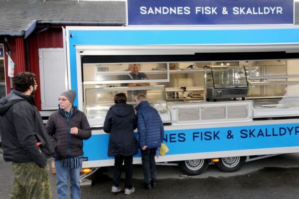 Fiskebutikk på Sandnes