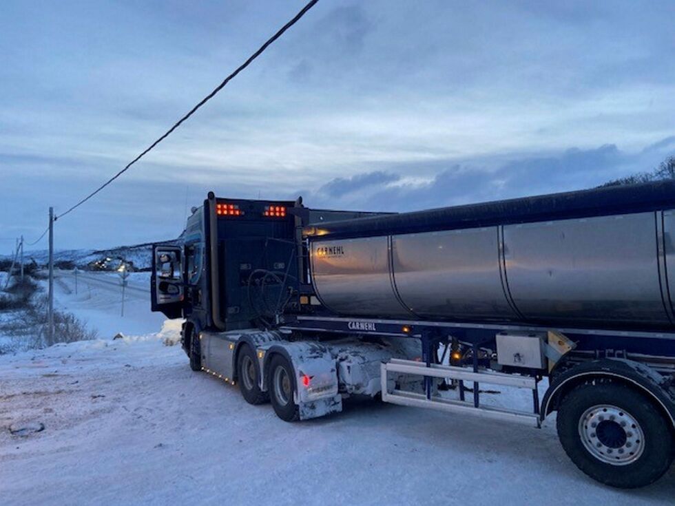 Fo­ku­set un­der kon­trol­len var på tyng­re kjø­re­tøy, her fra kon­troll­plass i Smal­fjord. Foto: Stat­ens veg­ve­sen
 Foto: Statens vegvesen