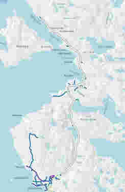 Renøysundveien stengt av vårflom