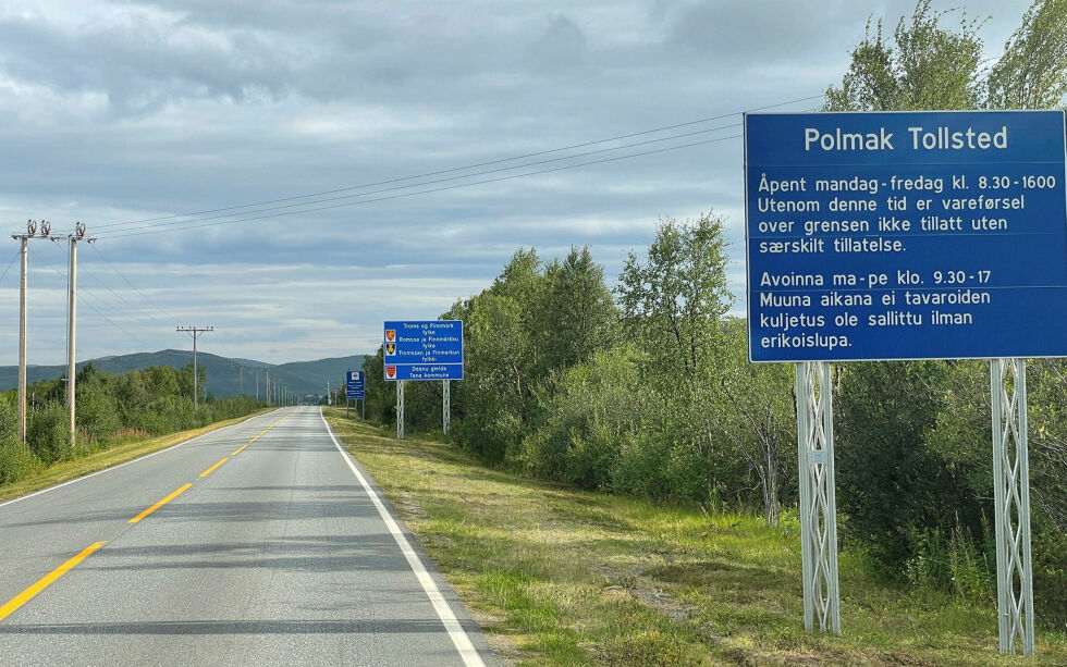 Bussruta Nuorgam-Vadsø innebærer krysning av landegrensa ved Polmak tollstasjon i Tanadalen.