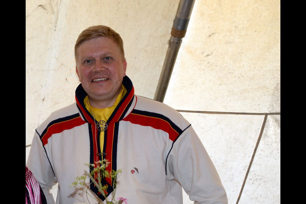 APs presidentkandidt Ronny Wilhelmsen har grunn til å smile.
 Foto: Steinar Solaas