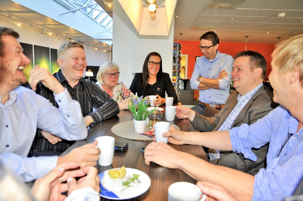 Arbeiderpartiet i de tre nordligste fylkene hadde felles styremøte i Alta i helga. Regionreform-saken var for betent til å diskuteres der.
 Foto: Rita Heitmann