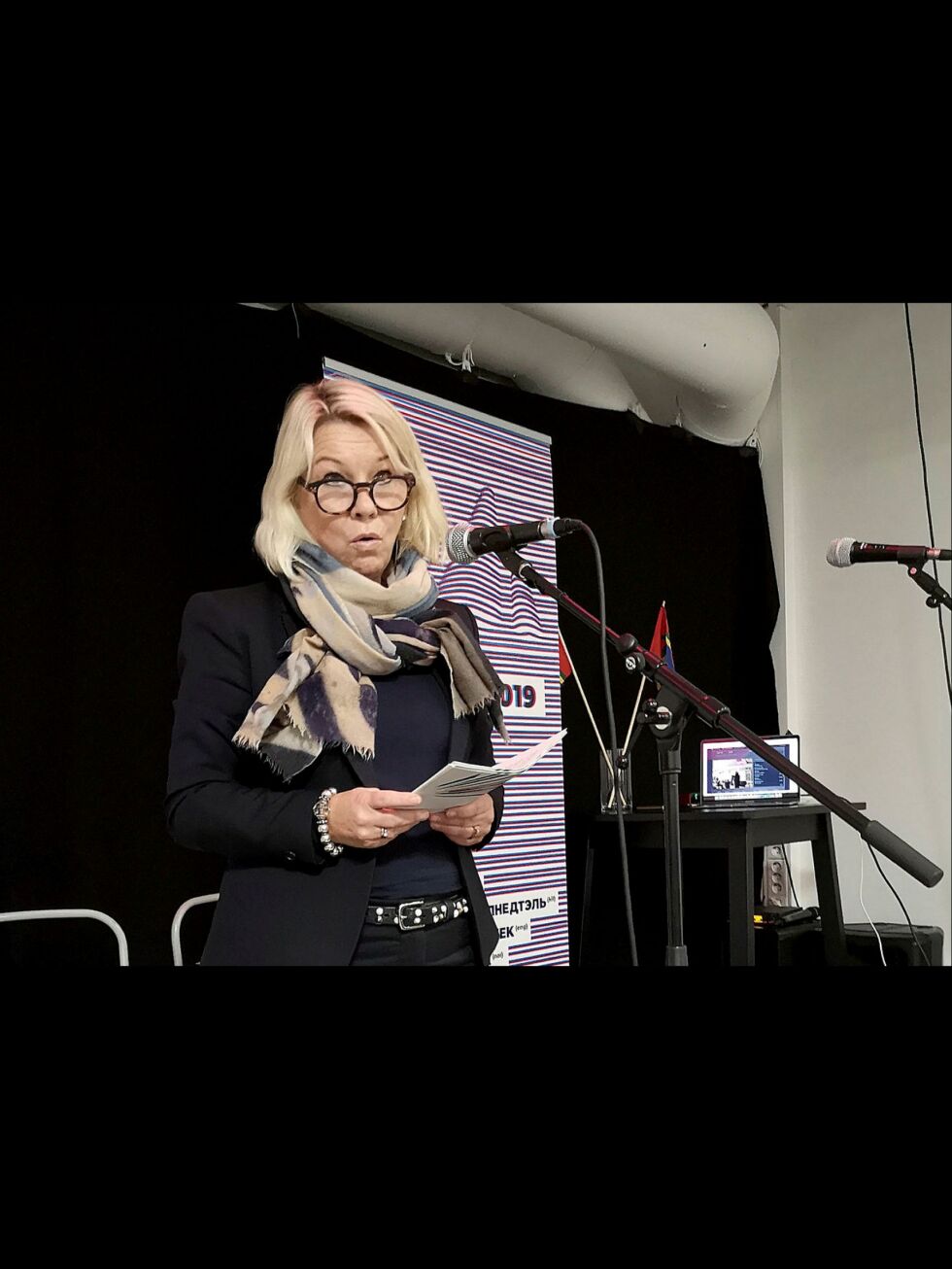 Kommunal- og moderniseringsminister Monica Mæland (H) har svart sametingspresidenten.
 Foto: Erik Brenli