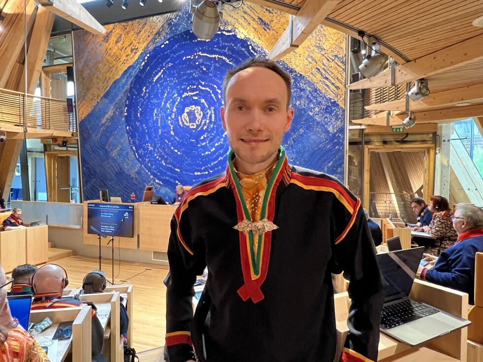 Sametingsråd/Sámediggeráđđi Runar Myrnes Balto. Foto: Marianne Johnsen, Sametingets kommunikasjonsavdeling