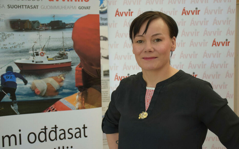Ávvir-redaktør Kari Lisbeth Hermansen kan glede seg over en fin økning av opplagstallene.
Foto: Nils Johan Vars