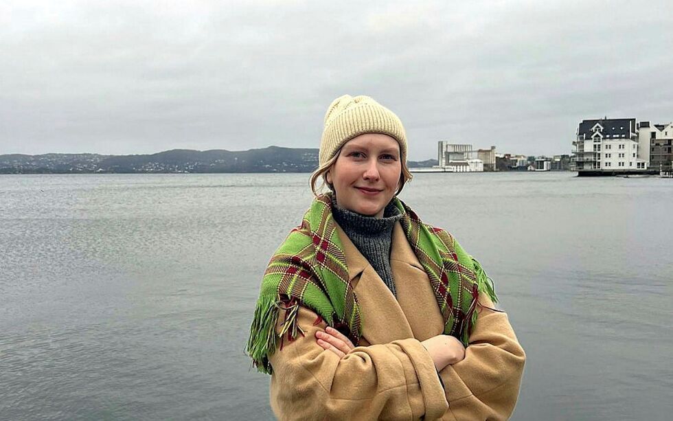 Arkitektstudent Trine Hansen har hatt et opphold på Lásságámmi, der hun har jobbet med sin masteroppgave, som tar utgangspunkt i rapporten fra Sannhets- og forsoningskommisjonen (2022).
 Foto: Privat