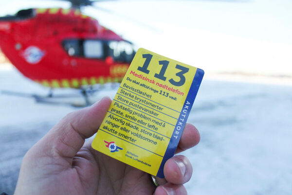Ikke vent og se – Ring 113!  
