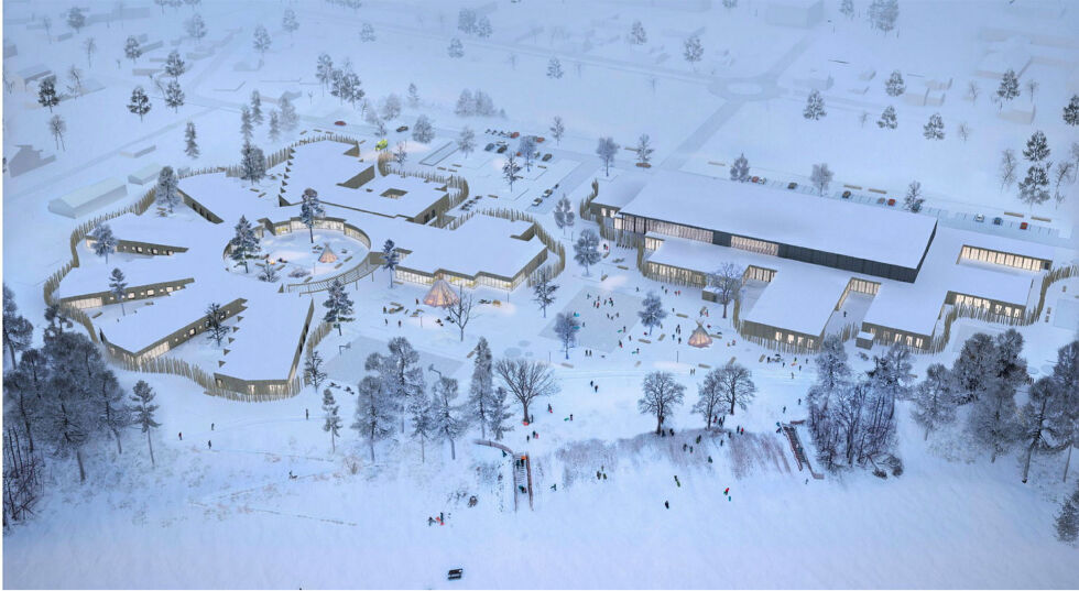 Kommunen planlegger en ny demensavdeling med åtte institusjonsplasser i det kommende helse- og omsorgssenteret, som skal stå ferdig høsten/vinteren 2027.
 Foto: Karasjok kommune