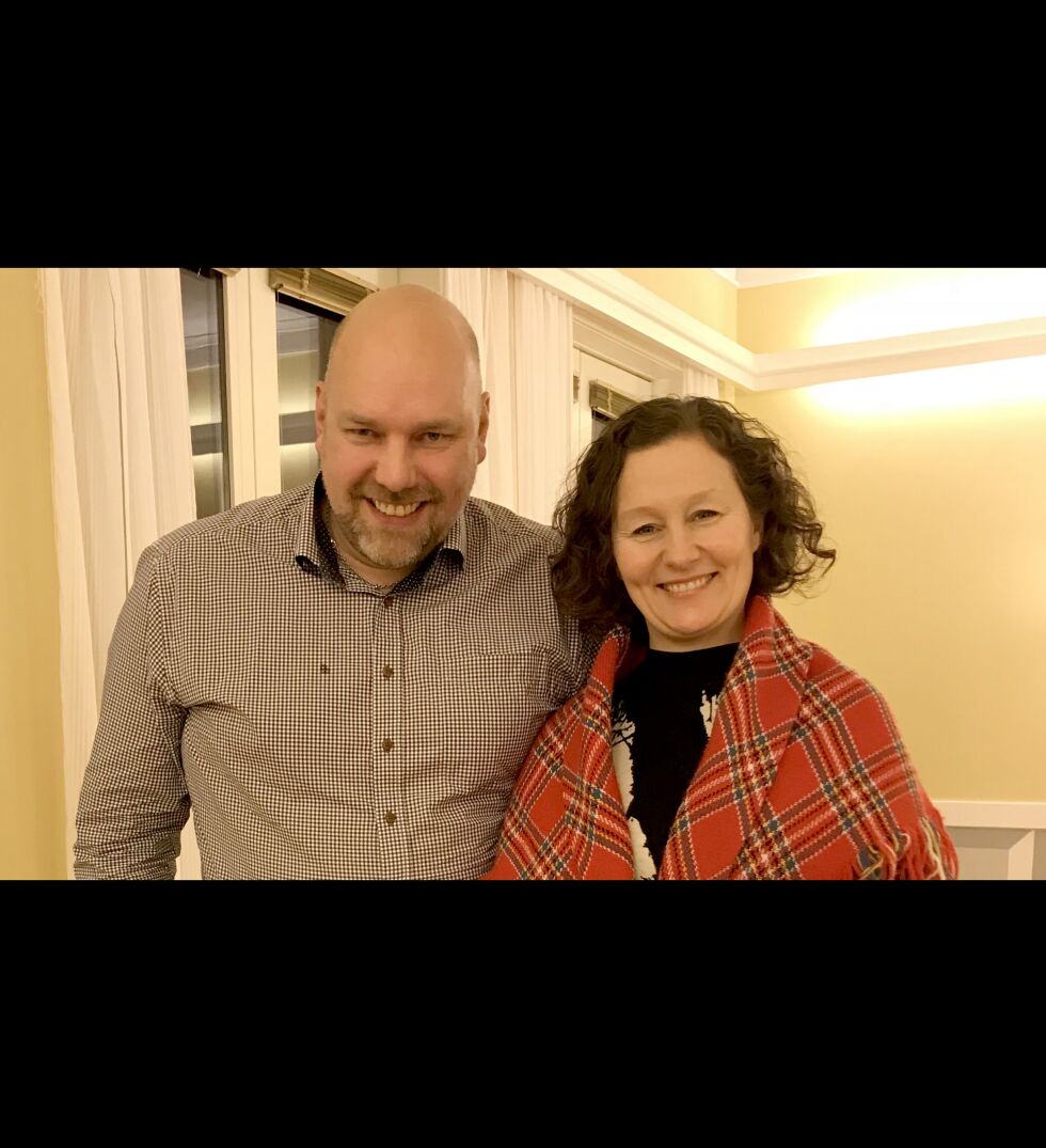 Ordfører i Vadsø, Hans-Jacob Bønå, fikk sist onsdag besøk av ordførerkollega i Tromsø, Kristin Røymo.
 Foto: Privat