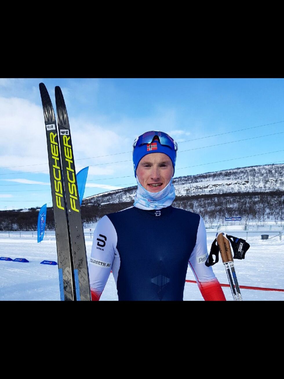 Jørgen Sæternes Ulvang vant Finnmark Skimaraton denne helgen.
 Foto: IL Polarstjernen