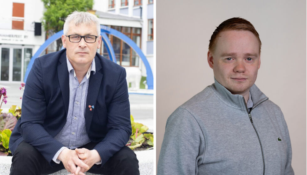Terje Wikstrøm, Hammerfest Ap og Thomas Grønnli Pettersen, LO Troms og Finnmark
 Foto: Presse