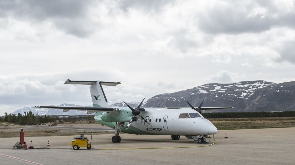 Widerøe kutter i rutetilbudet mellom Lakselv og Tromsø og vil fra 25. juni kun ha 18 ukentlige avganger hver vei.
 Foto: Marius Thorsen