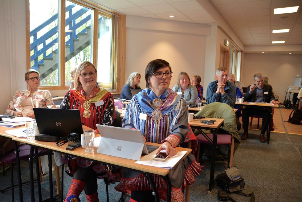 Generalsekretær for Samisk kirkeråd, Risten Turi Aleksandersen, og leder av Samisk kirkeråd, Sara Ellen Anne Eira. Bildet er tatt ved den tidligere anledning. Begge foto: Elin Margrethe Wersland.