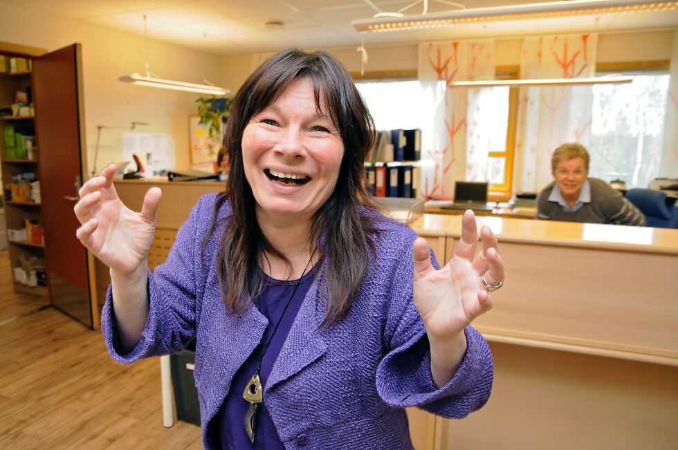 Sylvi Johnsen, rektor ved Lakselv videregående skole, er glad for at så mange elever ønsker å gå på skolen hennes. Teamwork over tid er det som bærer frukter, mener hun.
 Foto: Arkiv