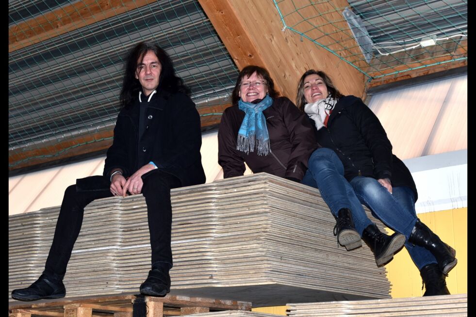 Porsanger snøscooterforening og Vinterstorm skal begge ha arrangement i storhallen og samarbeider til det beste for begge.
 Foto: Bjørn Arne Johansen