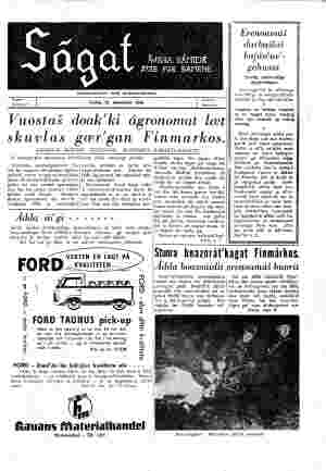 60 år siden første Ságat kom ut