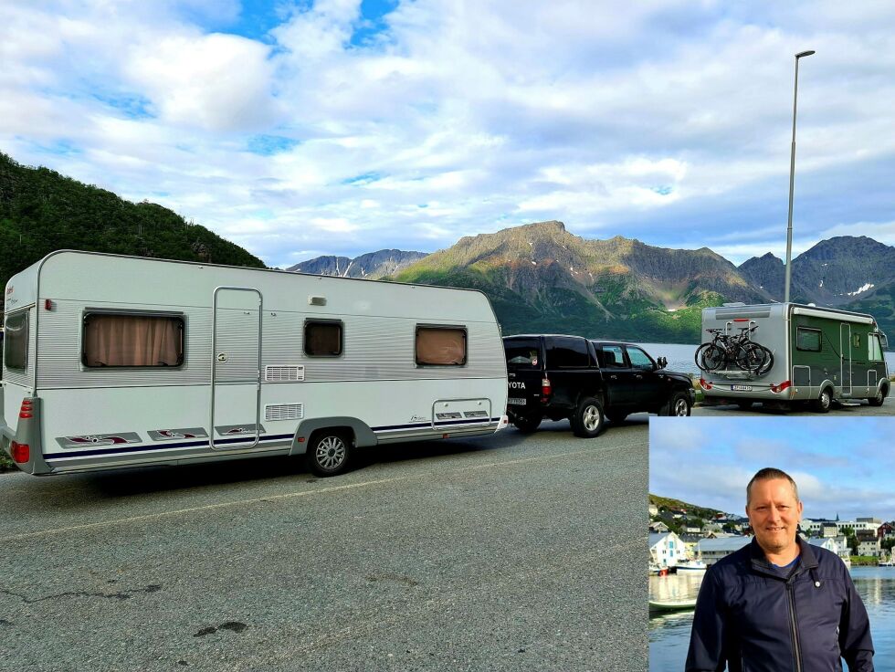 Tor Mikkola i Sp reagerer på dårlige veier og høye fergepriser i nord.
(Privat foto)