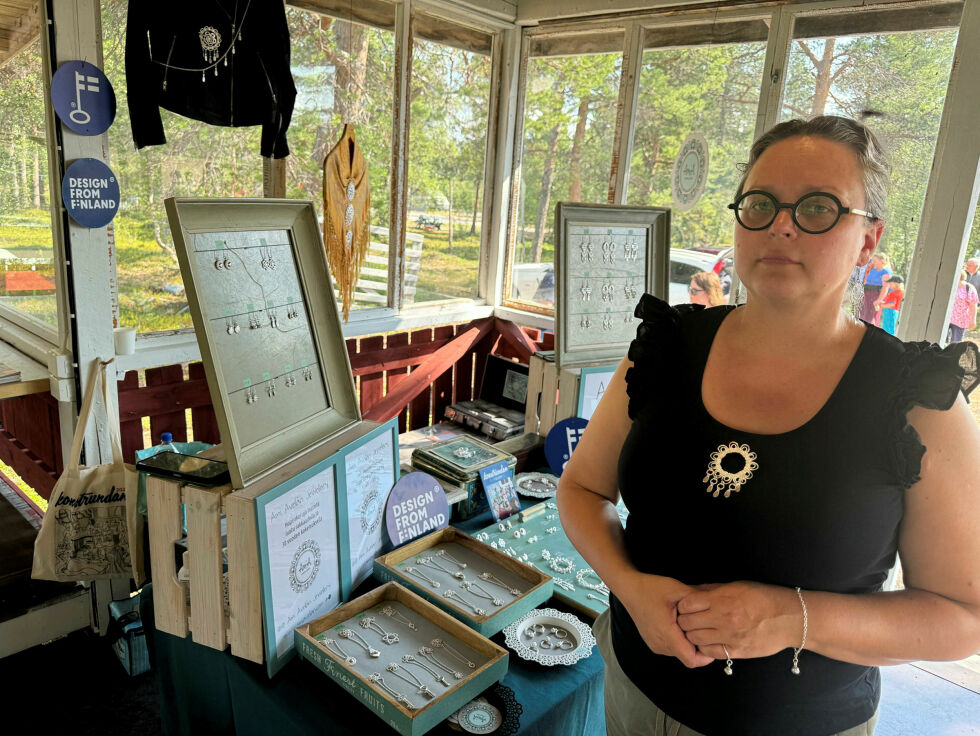 Ami Avellán i Inari har tidligere beskrevet i Ságat at grensa til Norge i praksis er stengt for henne.
 Foto: Birgitte Wisur Olsen