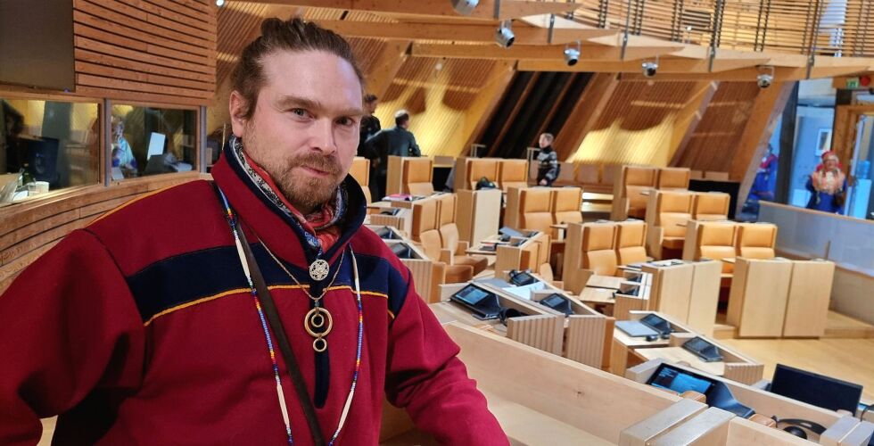 Beaska Niillas får muligheten for å samarbeide med i hvert fall halve opposisjonen.
 Foto: Steinar Solaas