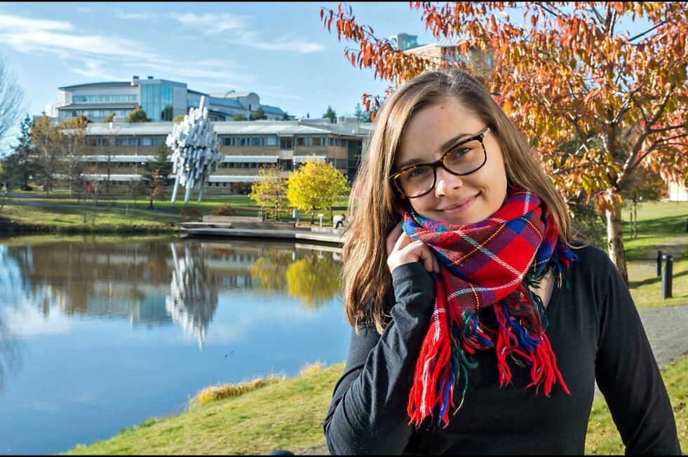 Fransisca Kappfjell Herbst har startet facebook-kampanje for å redde Sameskolen i Midt-Norge.
 Foto: Privat