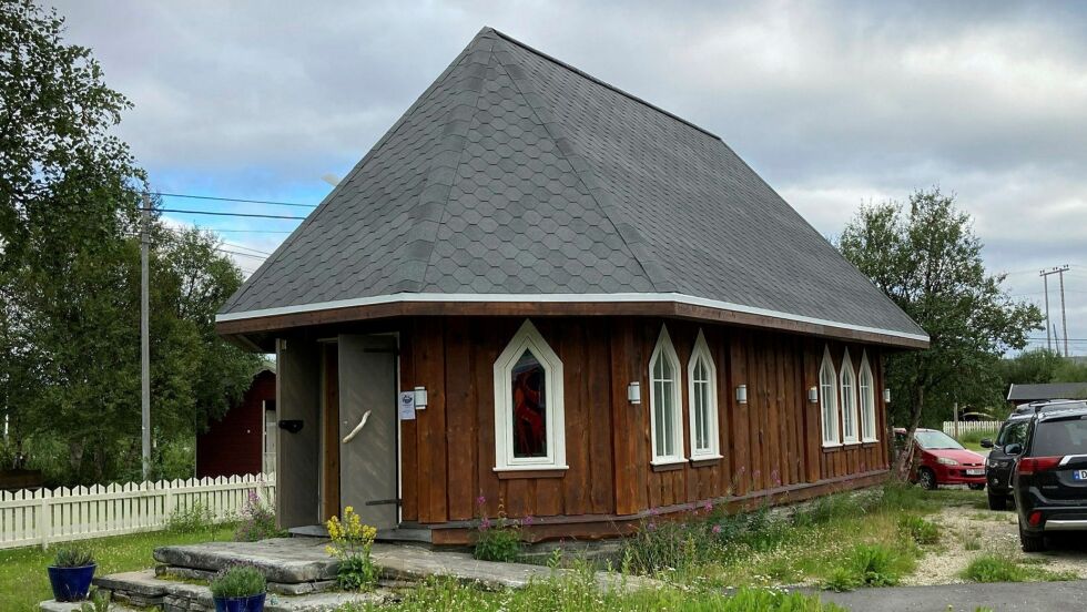 Kirken på campingplassen i Stabbursnes.
 Foto: Anthon Sivertsen