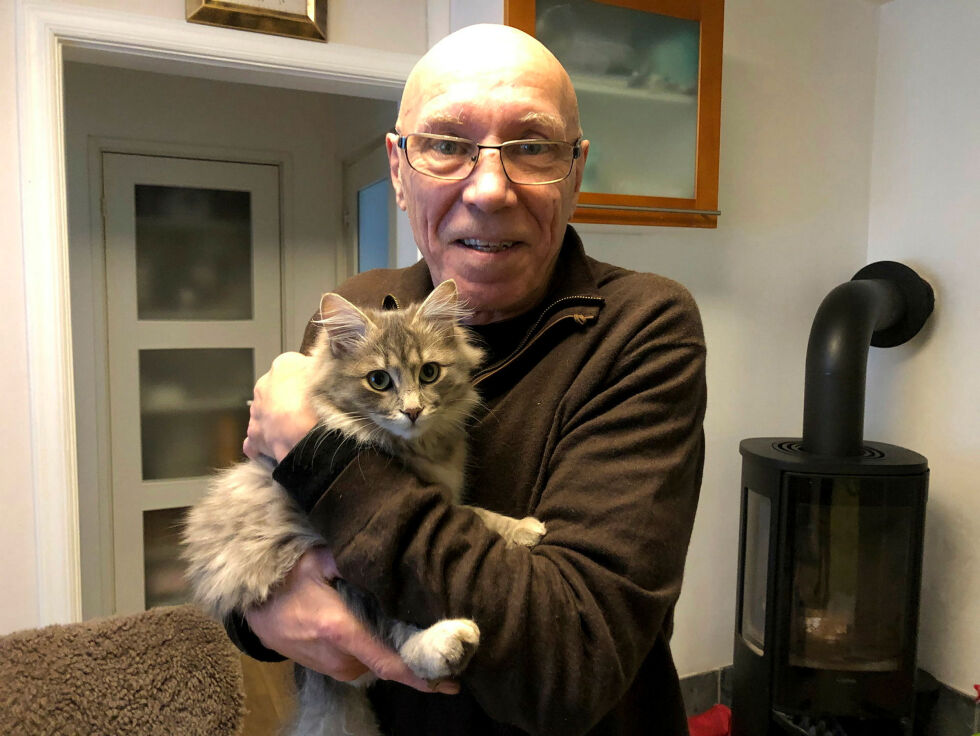 «Čahppe» ble skadet i slagsmål, og Johnny Kemi irriterer seg over at det viste seg umulig å få tak i veterinær i Karasjok på dagtid. Kommunen vil sjekke tjenesten.
 Foto: Stein Torger Svala