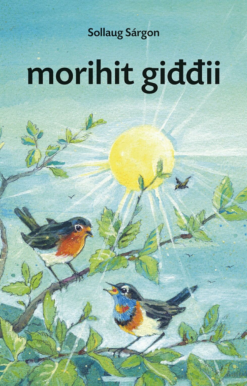 For­laget Iđut gir ut morihit giđđii – en dikt­sam­ling av Sol­laug Sárgon.
 Foto: bok