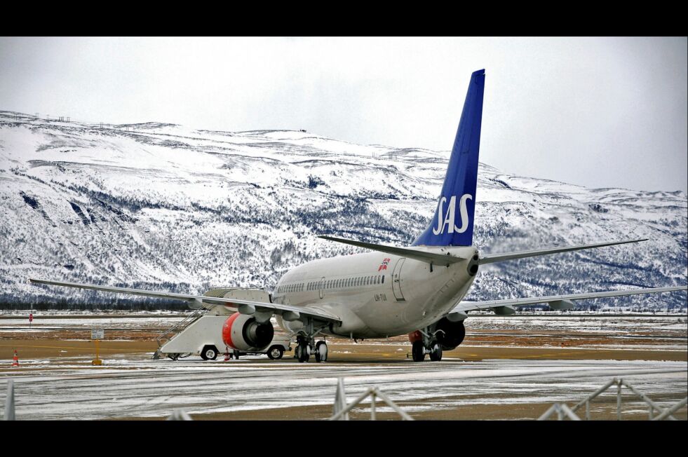 SAS har bestemt seg for å forskyve oppstarten av den nye ruta mellom Oslo og Lakselv. Arkivfoto: Marius Thorsen
