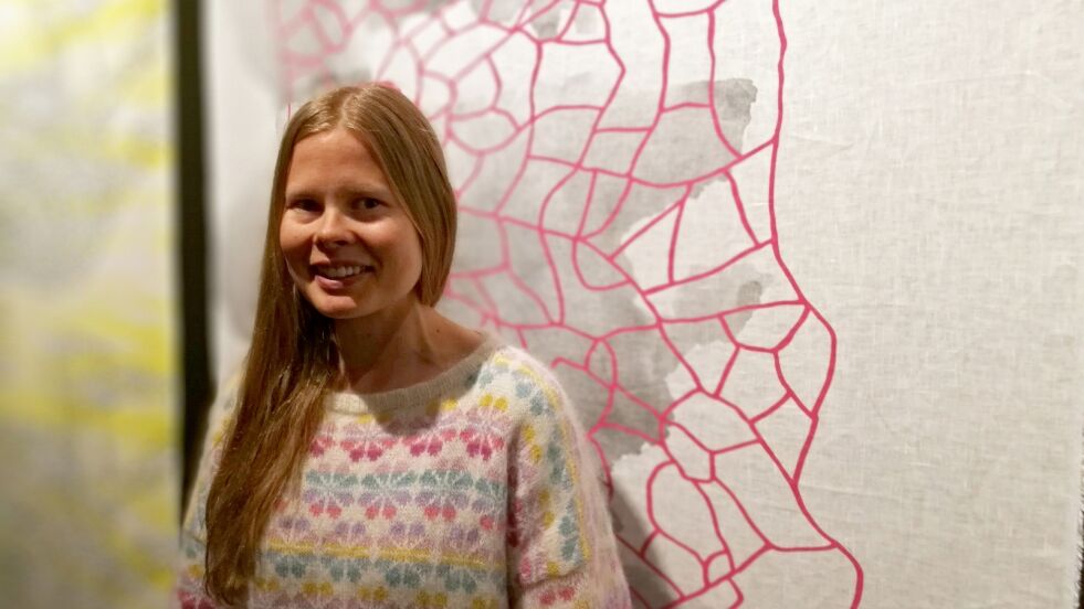 Laila Brandsfjell fra Brekken vil skape sin egen fremtid som samisk designer.
 Foto: Erik Brenli