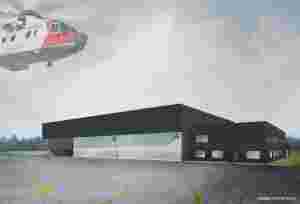 Bygger ny hangar