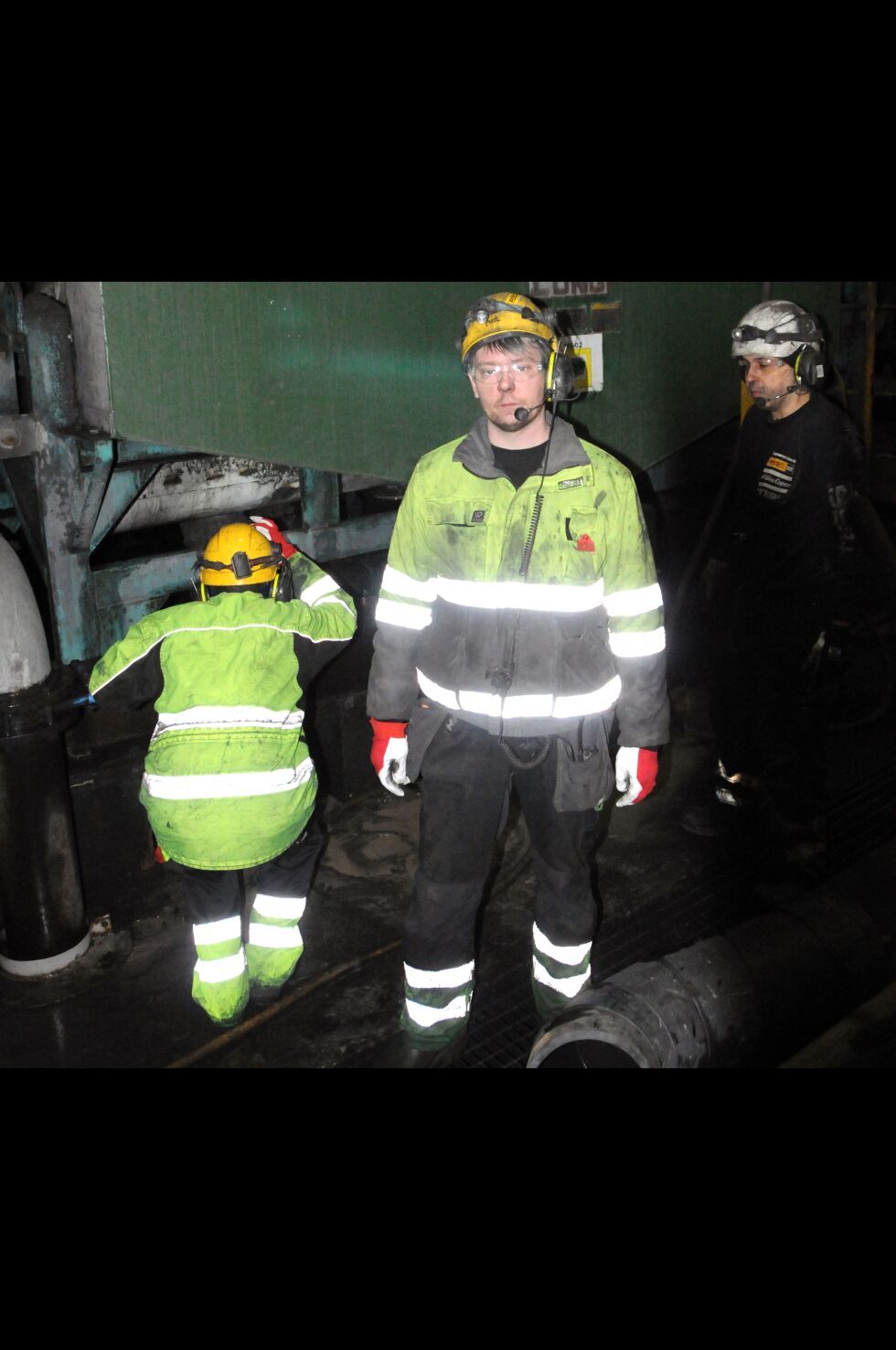 Cato Johansen og de øvrige ansatte har forståelse for vedtaket om produksjonsstopp, som betyr at vel førti ansatte vil være uten arbeid i løpet av tida frem mot jul.
 Foto: Hallgeir Henriksen
