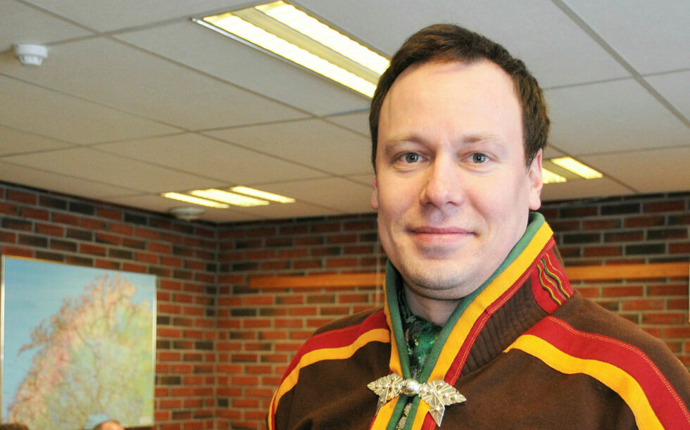 Eirik Larsen fra sametingsrådet til Samerådet.
 Foto: Rita heitmann