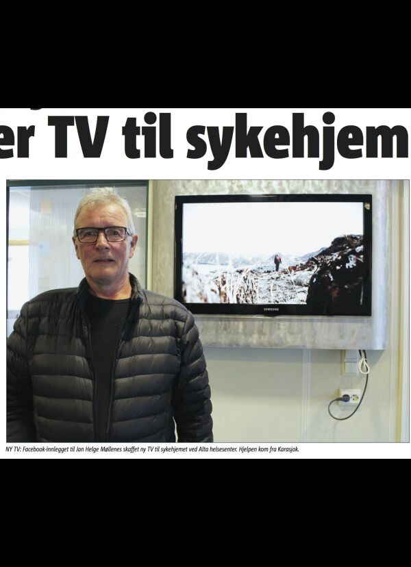 Karasjoking hjalp sykehjem i Alta