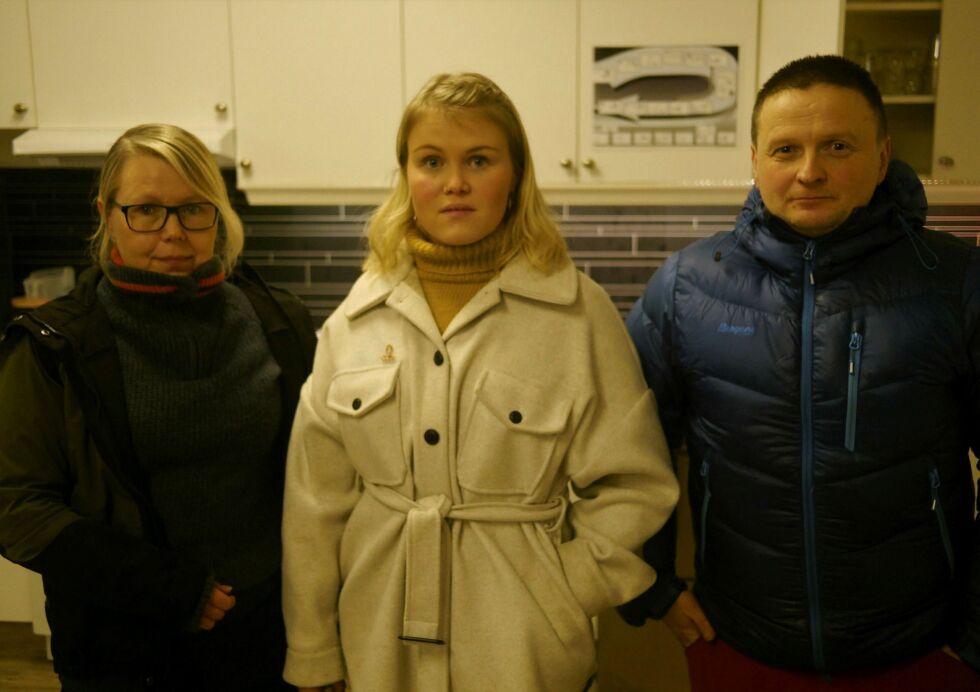 Susanne Malen Lian Kvingedal, hennes mor Anne Mette Kvingedal og hennes stefar, Jimmy Samuelsen, er ikke fornøyd med den beklagelsen som HT & IF har kommet med. Arkivfoto: Geir Johansen