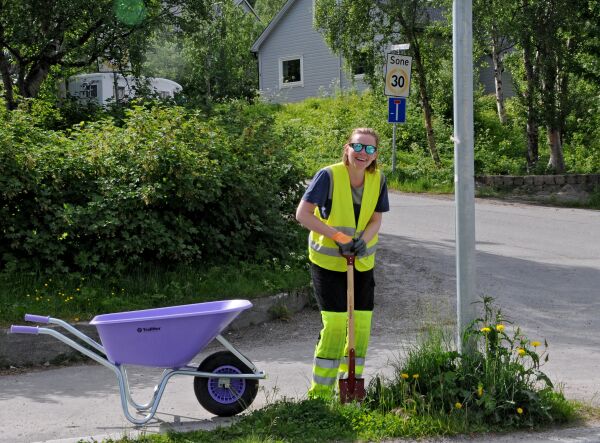 Trives med utejobben