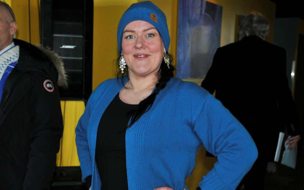 Same­tings­råd og pre­si­dent­kan­di­dat Sil­je Ka­ri­ne Mu­ot­ka (NSR).
 Foto: Rita Heitmann