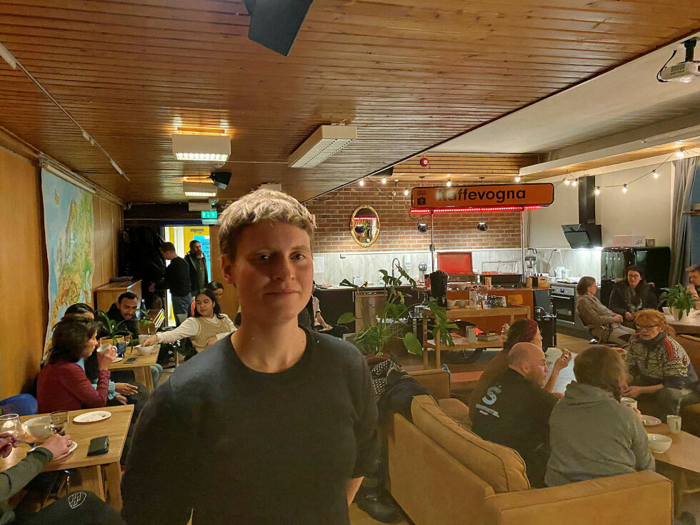 Katharina Kneip er på eventyrlig rundreise i nord.
 Foto: Emil Olai Danielsen