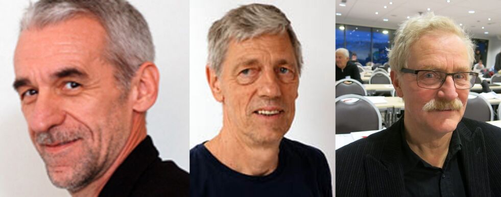 Kjell Derås, Magne Vågsland og Mads Løkeland i Naturvernforbundet
 Foto: Pressefoto