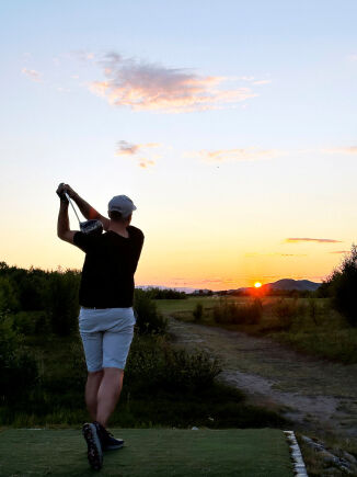 Veien til golf i Lakselv
