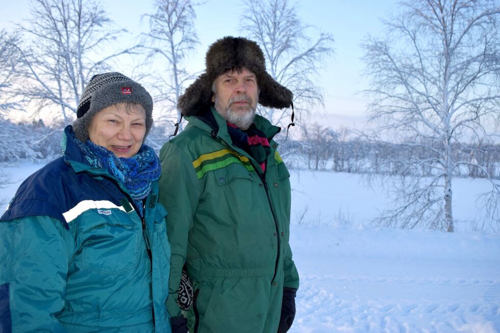 Irma og Jan Beddari, fikk som de andre bureiserne i Pasvikdalen tildelt myrjord, fordi Statskog ville ha den faste marka til skogsdrift.
 Foto: Birgitte Wisur Olsen