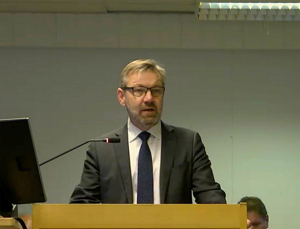 FeFos advokat Frode A. Innjord sier sier det frem­står som en fik­sjon å tale om at be­folk­nin­gen i kom­mu­nen som så­dan, både rein­drif­ten og de fast­bo­en­de, har ut­øvd en kol­lek­tiv bruk som inn­holds­mes­sig sva­rer til en kol­lek­tiv ei­en­doms­rett.
 Foto: Skjermdump