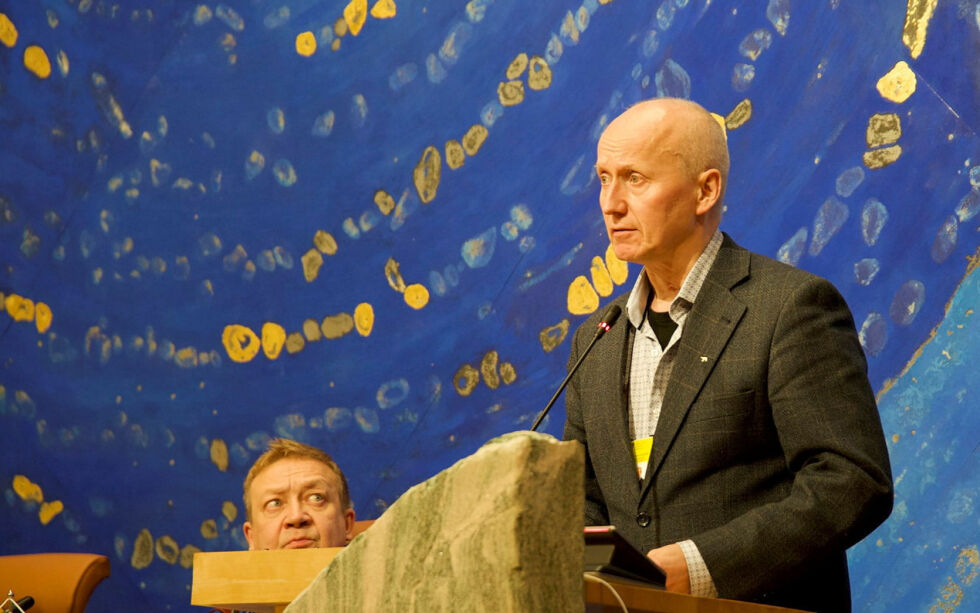 Knut Einar Kristiansen tok til ordet for å fjerne ei ordning.
 Foto: Steinar Solaas
