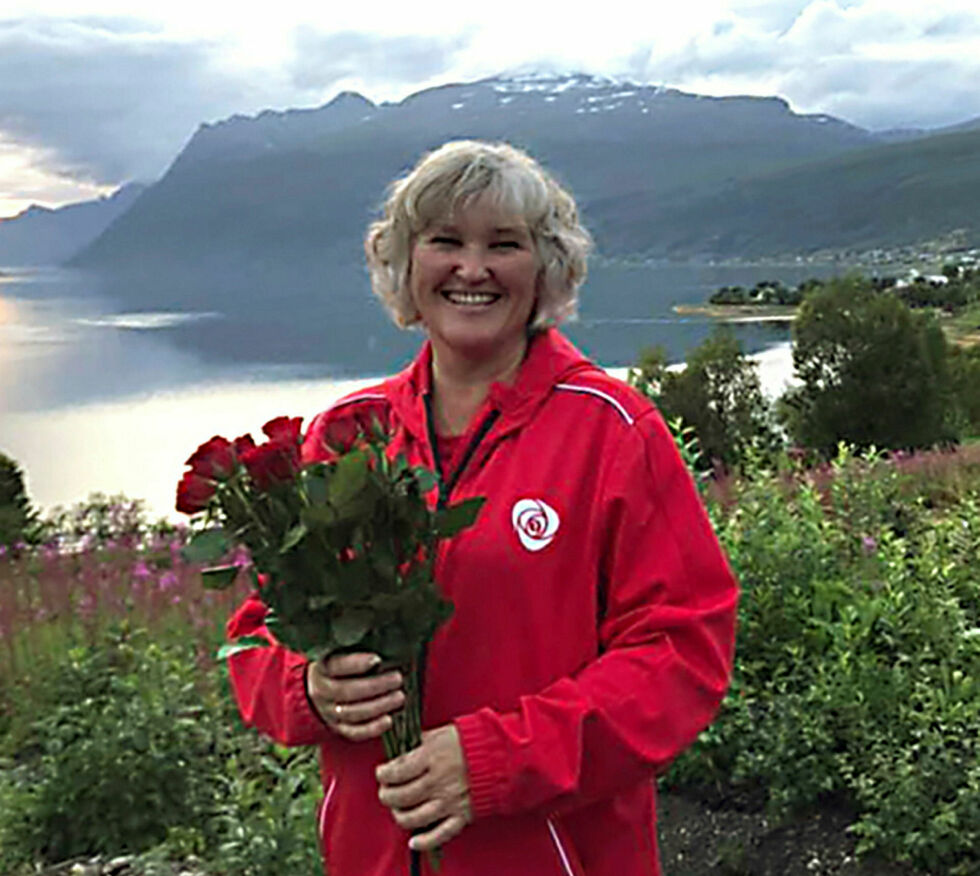 Hege Myrseth Rollmoen (Ap) fortsetter.
 Foto: Lavangen arbeiderparti
