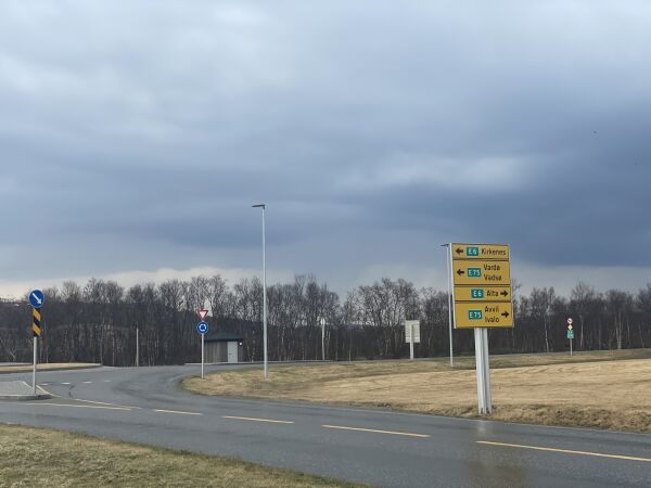 Gang- og sykkelvei i Tana