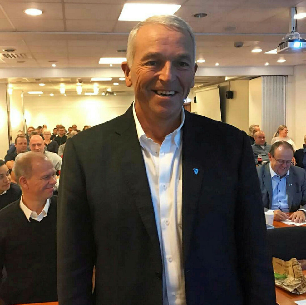 Leder Geir Knutsen forteller at hovedargumentet for at de ønsker å gå tilbake til Troms idrettskrets og Finnmark idrettskrets, er fordelen med nærhet.
 Foto: Troms og Finnmark IK