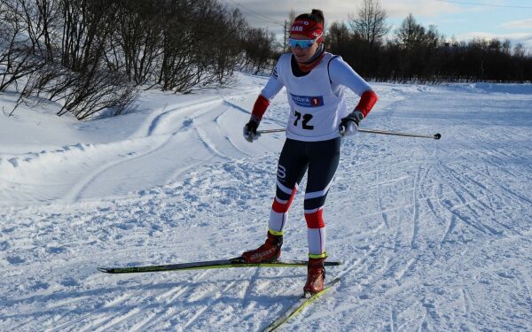 Elen på skisamling med juniorlandslaget