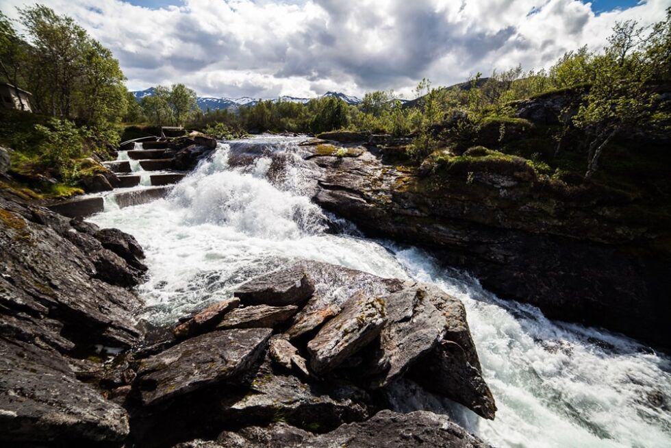 Finnsætervassdraget i Troms.
 Foto: Kjell-Magne Johansen